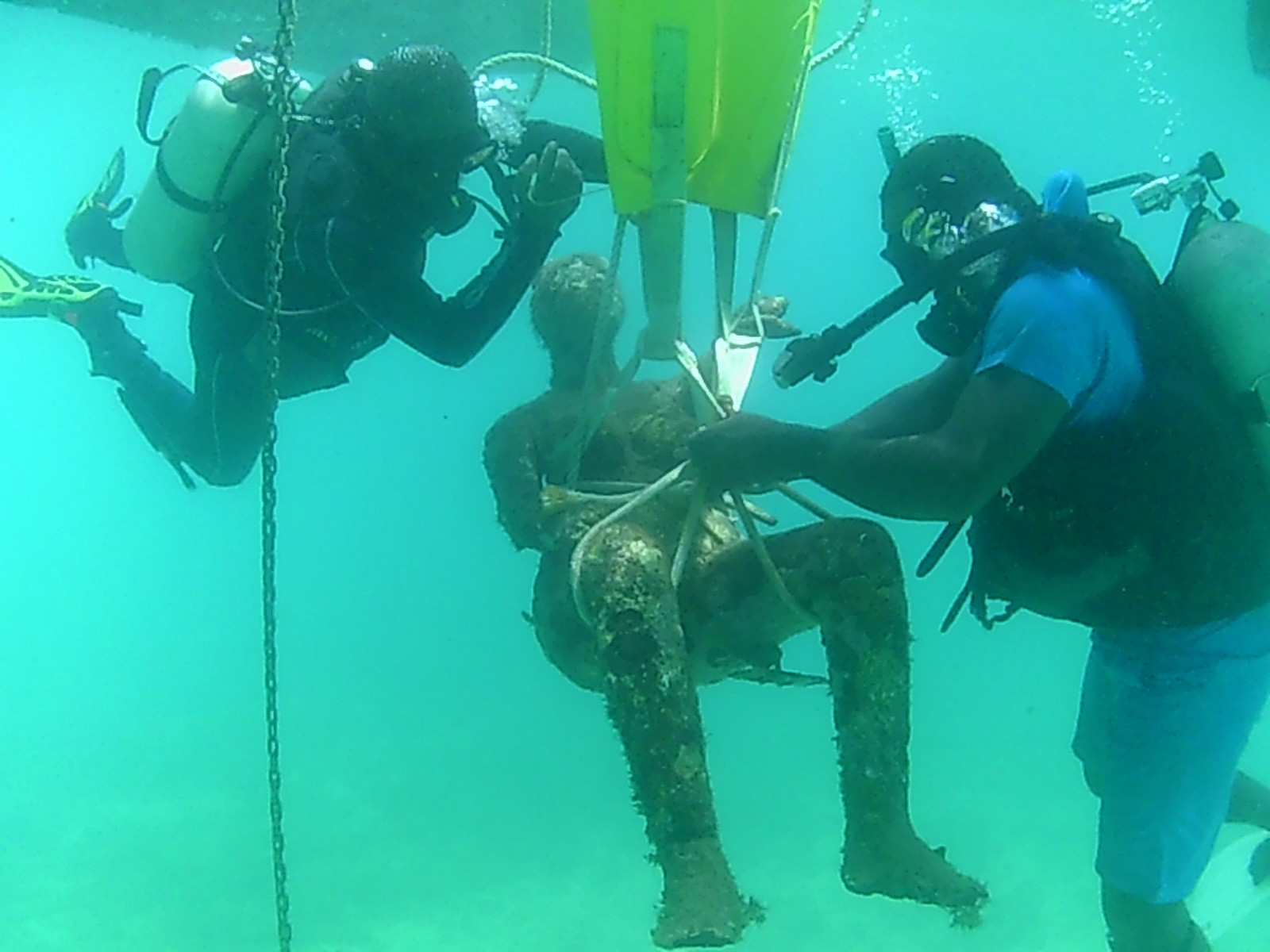 Grenada unveils restored Grenada Underwater Sculpture Park