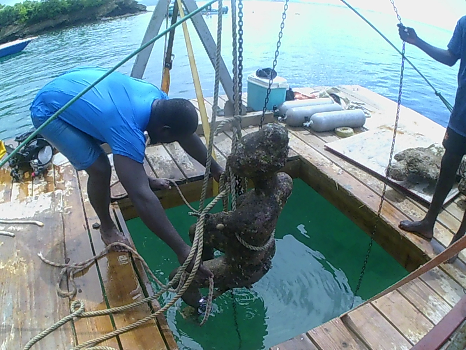 Grenada unveils restored Grenada Underwater Sculpture Park