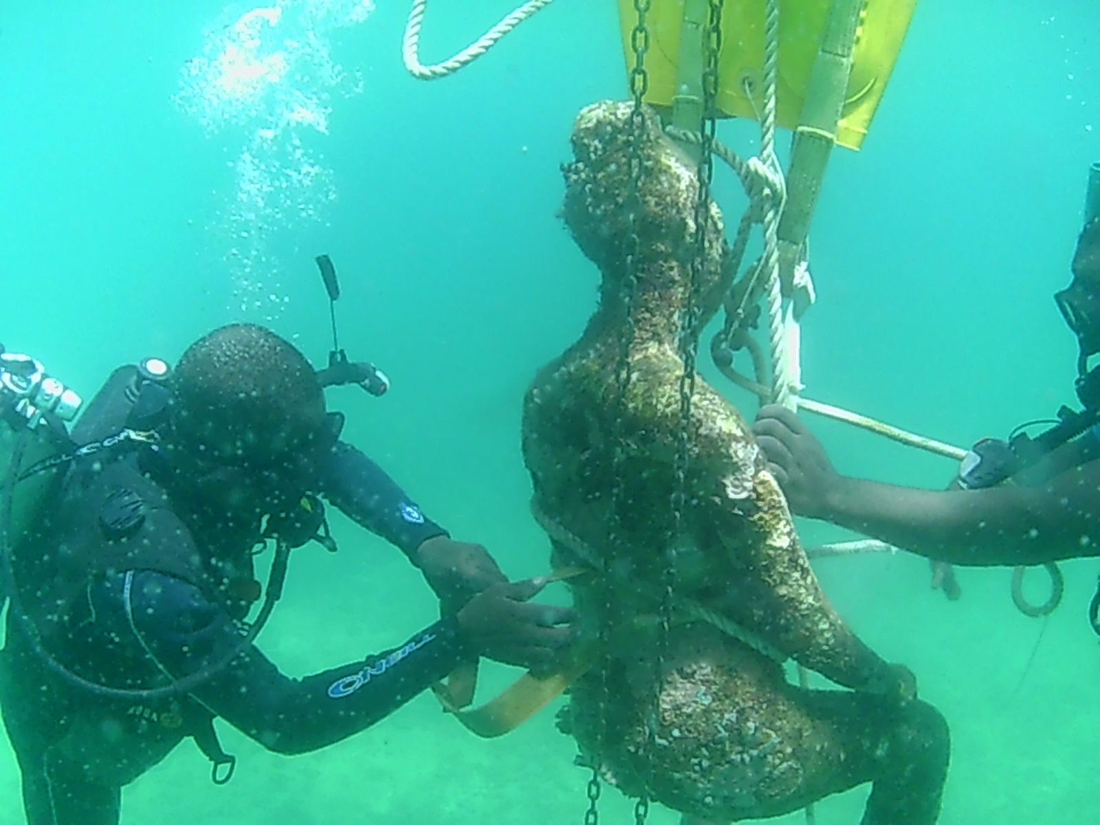 Grenada unveils restored Grenada Underwater Sculpture Park