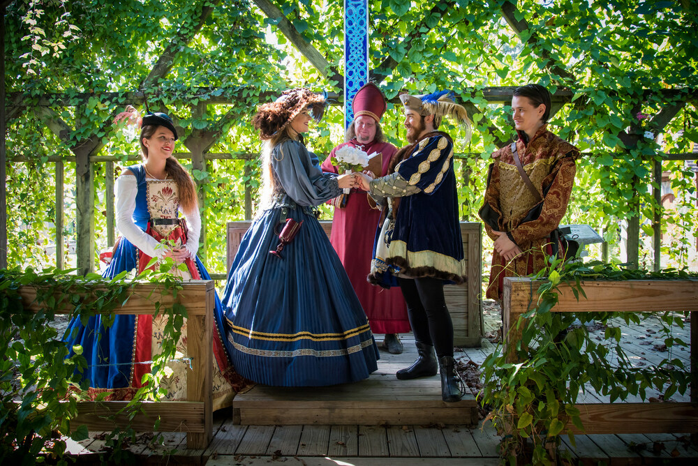 Texas Renaissance Festival open for 2023 weddings.