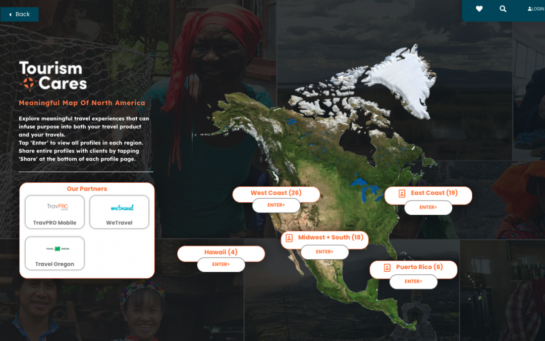 WeTravel partners with Tourism Cares for Meaningful Travel Map of North America